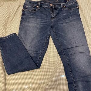 Seven7 Dark Blue Easy Skinny Jeans